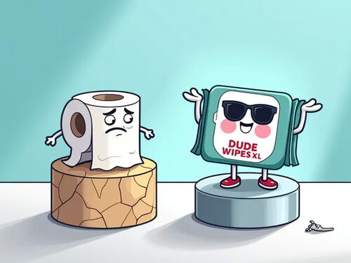 dernier blog d'entreprise sur DUDE Wipes XL élargit le marché des lingettes humides jetables