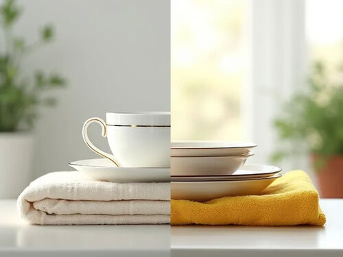 dernier blog d'entreprise sur Torchons à thé contre torchons à vaisselle : choisir le bon linge de cuisine