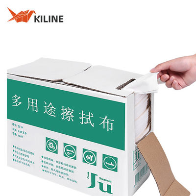 73gsm 백색 비스코스 폴리에스터 재사용 가능 청소용 천 300x350mm