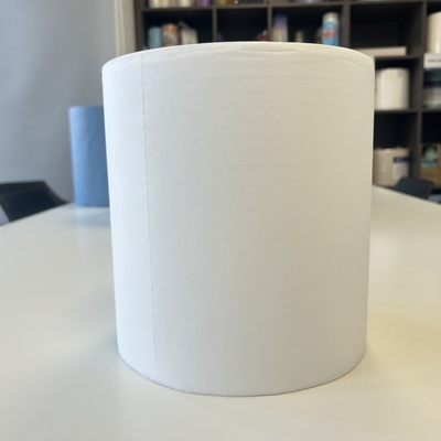 Heavy Duty Nonwoven Woodpulp Cellulose Industrial Wipes 60gsm White