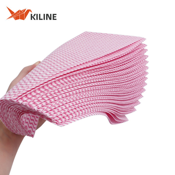 100% Viscose Reusable Kitchen Towel Roll - Color Coded