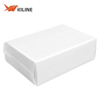 Καλή τιμή Λευκό χρώμα V Fold Quilted Laminated 40gsm OEM παρθένο ξύλο χαρτί χαρτοπετσέτες σε απευθείας σύνδεση