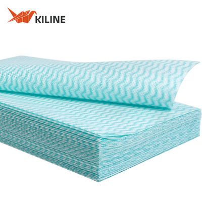 Bon prix Lingettes de nettoyage de cuisine réutilisables en viscose couleur 80gsm, qualité alimentaire, à code couleur en ligne