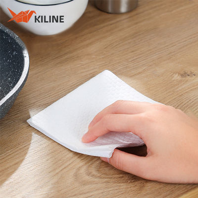 Harga yang bagus Makanan Grade Dapur Handuk sekali pakai Minyak Absorbent Lapisan Pembersih Permukaan 50gsm on line