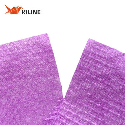 Good price eco friendly purple disposable kitchen wiping cloth cleaning towels rolls custom logo online