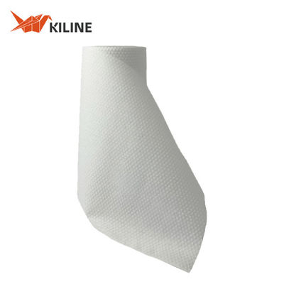 Wood Pulp PP Disposable Kitchen Cleaning Cloths White Towel Roll 220×250mm
