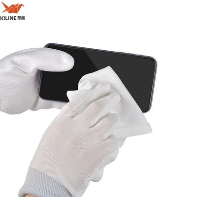 Giá tốt. Khăn lau phòng sạch Polyester Class 1000 9x9 Trắng 110gsm trực tuyến