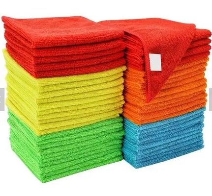 Guter Preis Custom Logo Mikrofiber Reinigungskleidung 400gm Lint-frei Wiederverwendbar Online