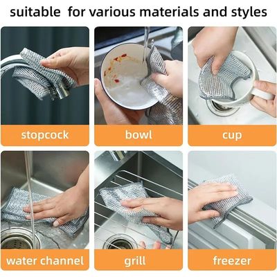 Buon prezzo KILINE asciugamano da cucina in nylon a doppio lato olio antiaderente fibra di bambù e filo d'argento resistente e facile da pulire in linea