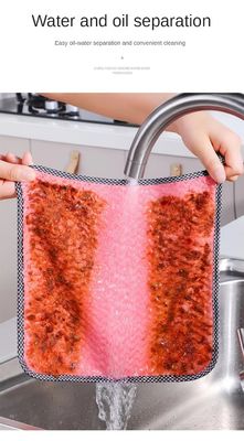 Harga yang bagus KILINE Lap Kain Minyak Anti Lengket 25x25cm Stainless Steel PP Mikrofiber on line