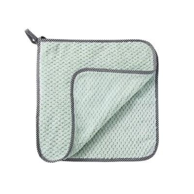 Good price Custom Microfiber Waffle Tea Towel Stainless Steel PP 25x25cm online