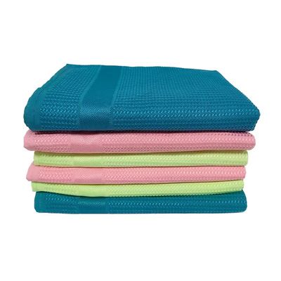 Bon prix Serviette de cuisine gaufrée en microfibre 350GSM - Absorbante et sans peluche en ligne