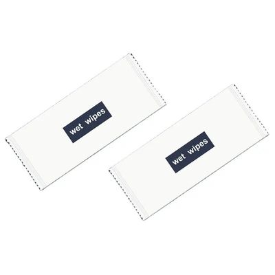 KILINE Portable Single Piece Wet Wipe Pure Water For Travel Restaurant Hotel Custom Logo Nonwoven Wipe Tissue