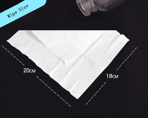 Custom Logo Wet Wipes 20x18cm Individually Wrapped Unscented