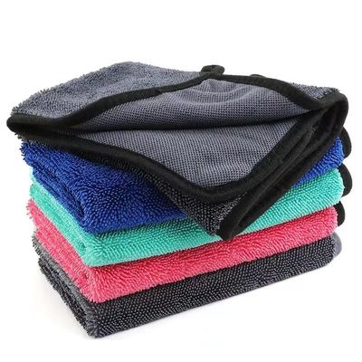 Harga yang bagus KILINE Absorpsi Mikrofiber Koral Fleece Cuci Mobil Pembersih Kain Handuk on line