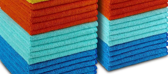 Giá tốt. Khăn Microfiber KILINE Không Vết Tích Hiệu Ứng Gương Dệt Mật Độ Cao Làm Sạch Sâu trực tuyến