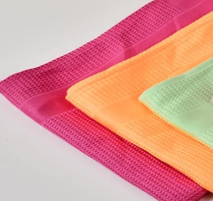 Good price KILINE Cleaning Cloths Waffle Tea 350GSM Microfiber Kitchen Towel online